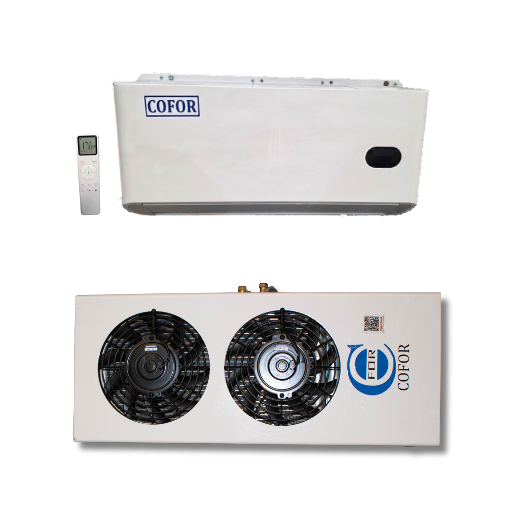 Clima móvil KM1000SP con montaje en pared, 9,500 BTU de potencia y diseño duradero.